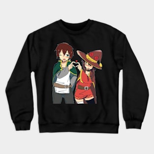 Konosuba Megumin X Kazouma Love! Crewneck Sweatshirt